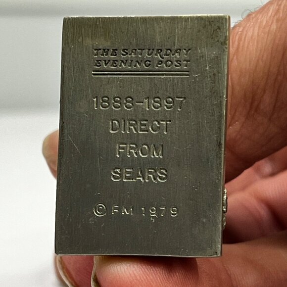 Vintage Franklin Mint Direct from Sears Pewter Figurine Collectible From 1979 - Picture 6 of 9